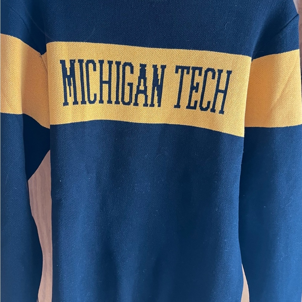 Michigan Tech Varsity Sweater